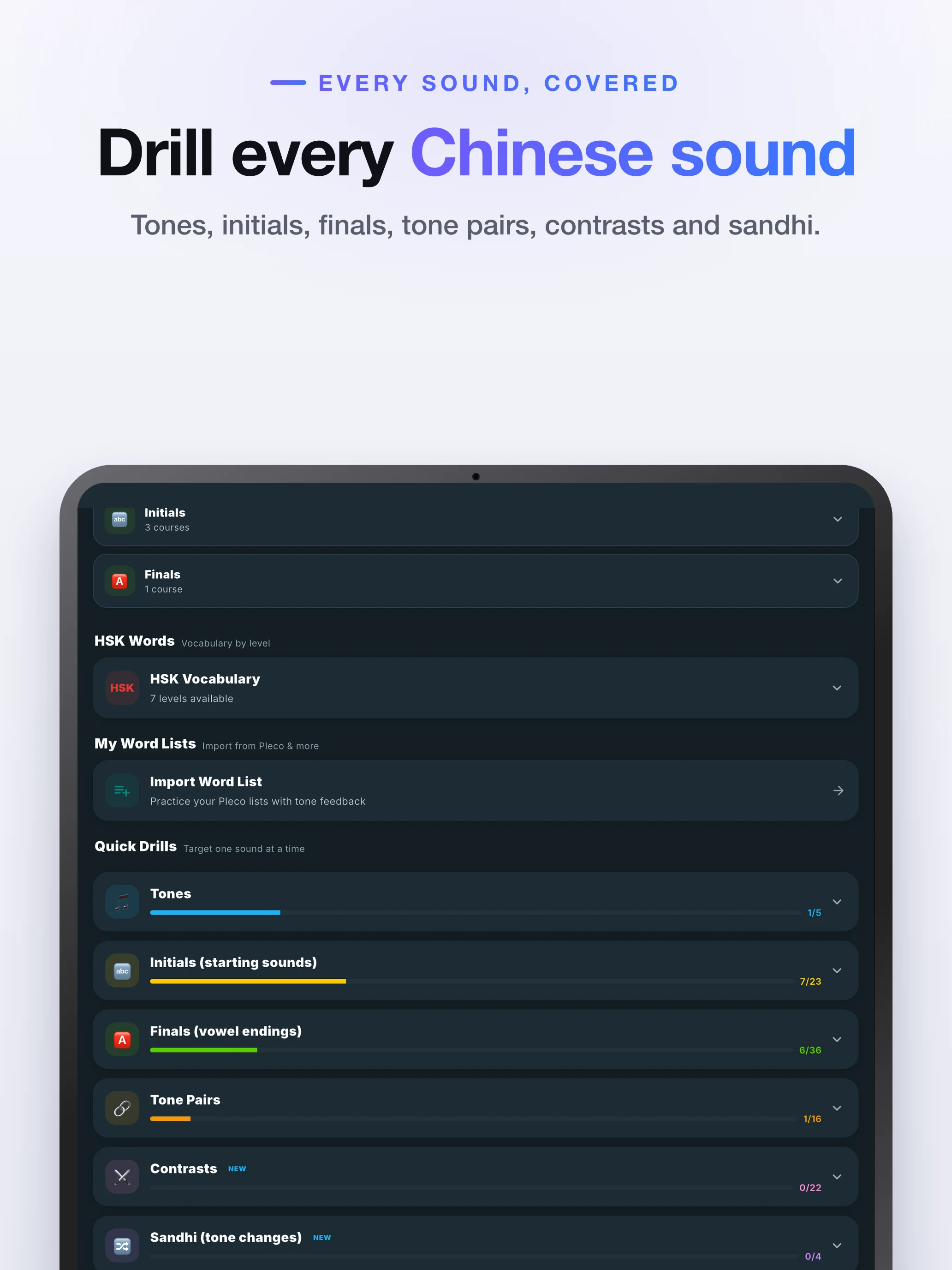 TonePerfect: Chinese AI Coach screenshot
