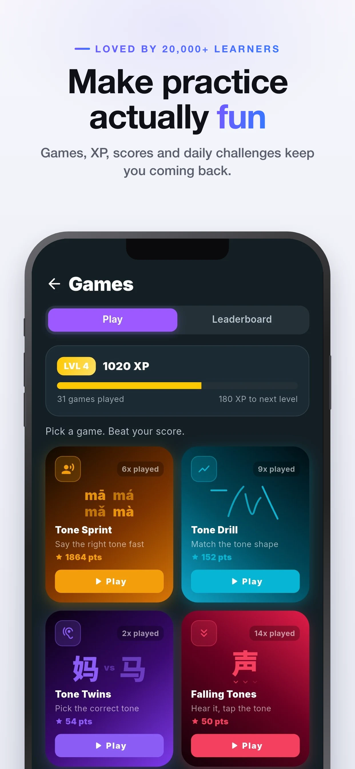 TonePerfect: Chinese AI Coach screenshot